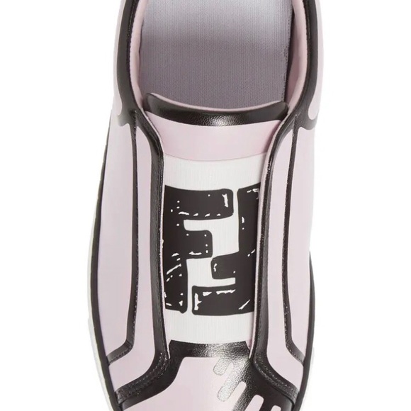 NIB Fendi x Joshua Vides FF Logo Slip-On Sneaker - Picture 5 of 16